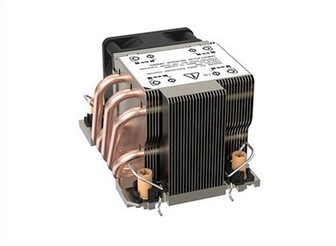 سینک حرارتی CPU Active Heat Pipe Fin Zipper آلومینیومی برای LGA4189