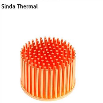 مس سرد جعل سینک حرارتی استوانه ای