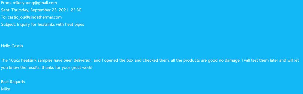 heatsink information