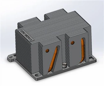 هیت سینک پردازنده Intel Purley 2U