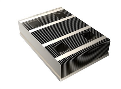 رادیاتور GPU باله زیپ آلومینیومی با لوله های حرارتی