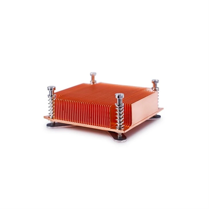 Copper Skived Fin Heat Sink For Electronics