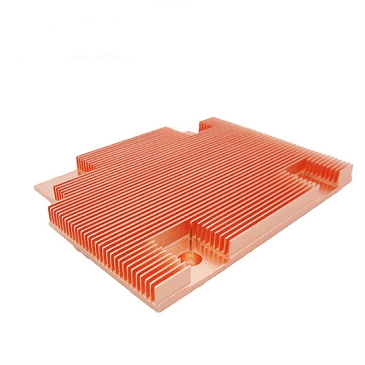 Copper Skived Fin Heat Sink For Electronics